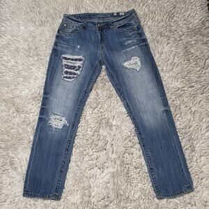 Miss Me Women's Boyfriend Ankle Jeans Size 27 Style #JB7262A